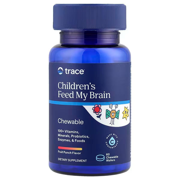 „Trace Children's Feed My Brain“ 60 kramtomų tablečių