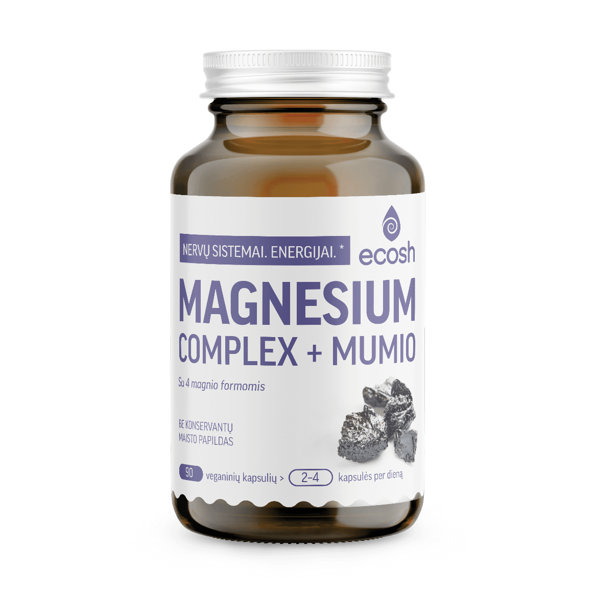 ECOSH Magnesium complex + Mumio, 90 capsules