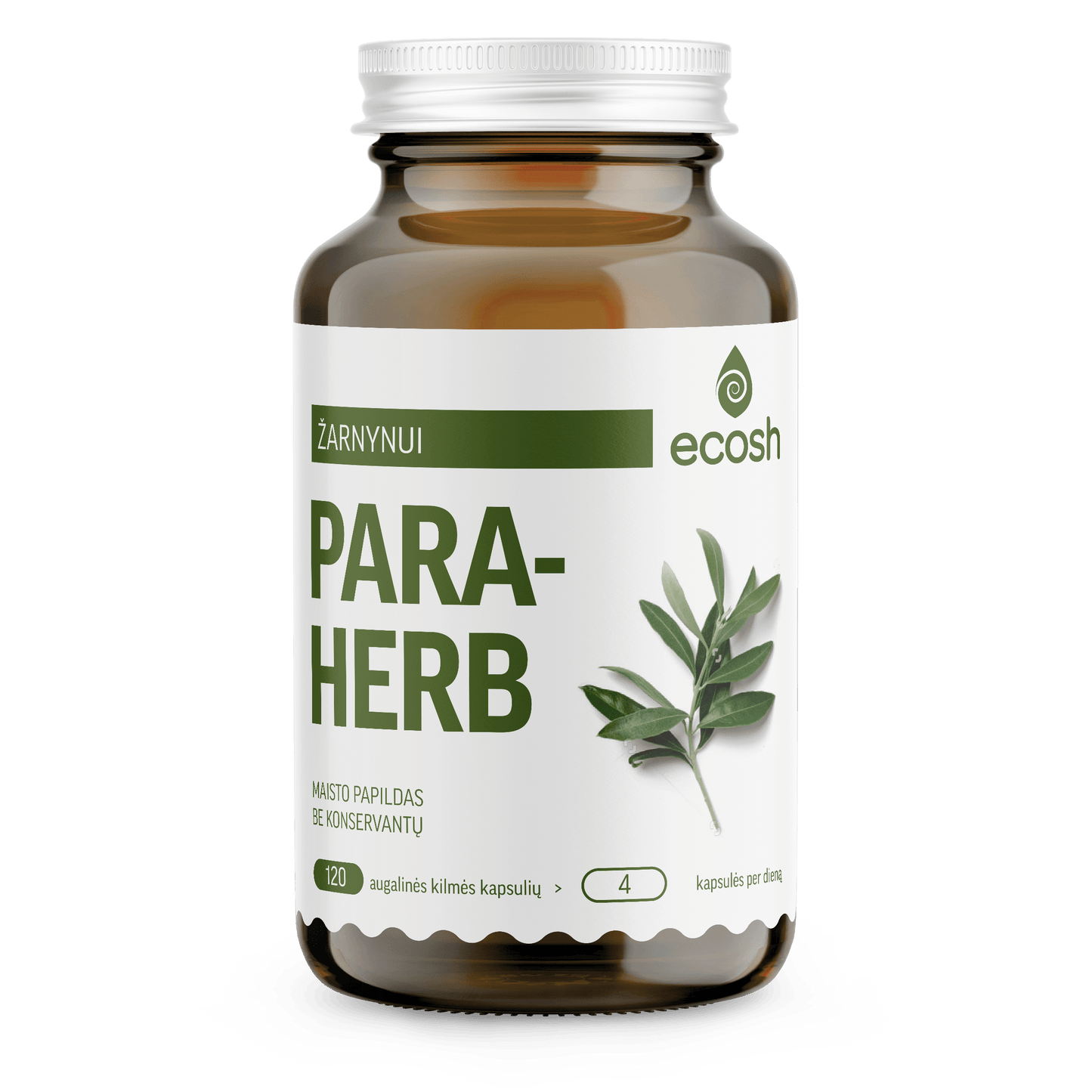 ECOSH Paraherb, 120 kapsulių