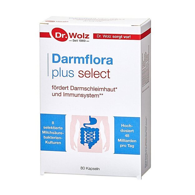 DR. WOLZ DARMFLORA PLUS SELECT, CAPS. N80