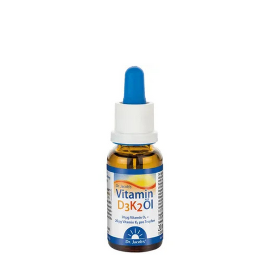 Vitaminai D3 ir K2, aliejus, maisto papildas