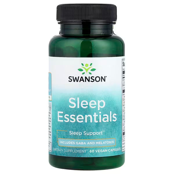 „Swanson Sleep Essentials“ 60 veganiškų kapsulių