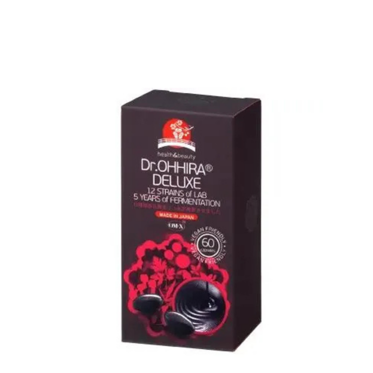 Dr.OHHIRA® 5 metus DELUXE fermentuotas 12 rūšių gerųjų bakterijų kompleksas N60