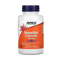 NOW Foods Inositol Capsules 500 mg bottle with Non-GMO seal for cellular health