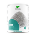 Nature's Finest MSM powder in white tub, vegan raw sulfur supplement for bones and joints