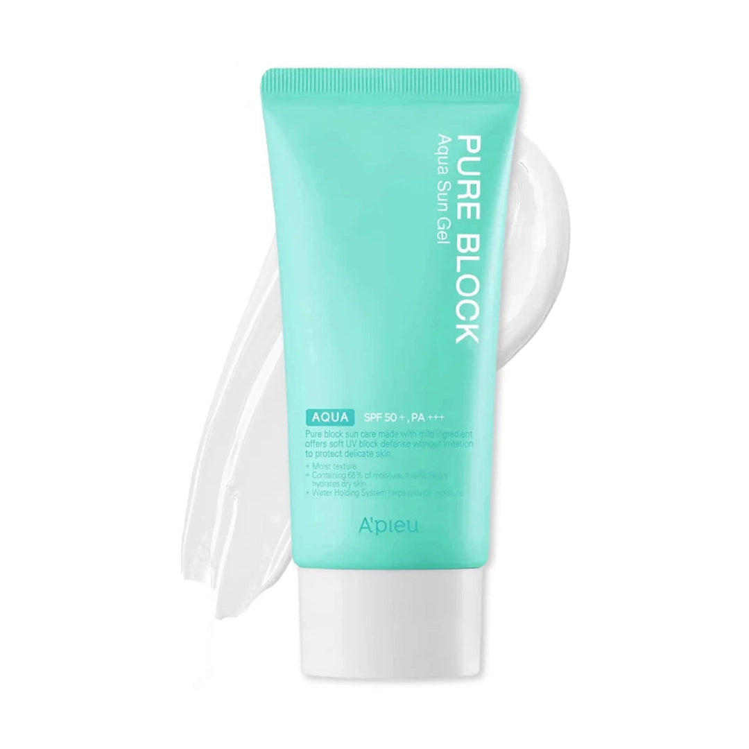 APIEU Pure Block Aqua Sun Gel SPF50+ apsauginis kremas nuo saulės