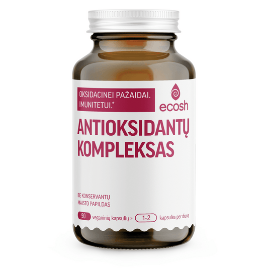 ECOSH antioksidantų kompleksas, 90 kapsulių