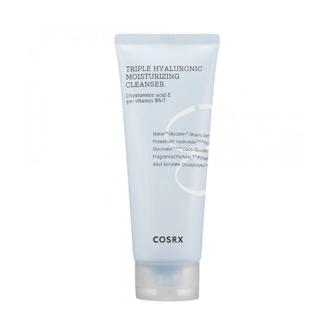 COSRX Hydrium Triple Hyaluronic Moisture Cleanser drėkinantis prausiklis
