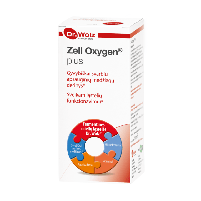 Dr. Wolz Zell Oxygen plus 50ml box with fermenting yeast cells for digestion and gut health