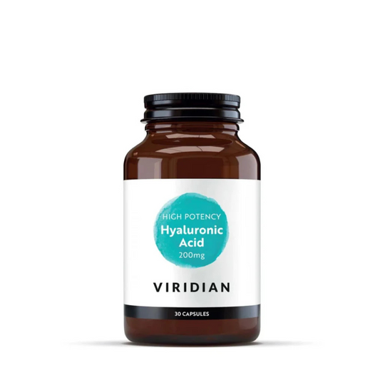 Maisto papildas HIALURONO RŪGŠTIS „High Potency Hyaluronic Acid 200mg“, 30 kaps.