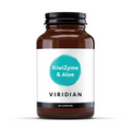 Viridian KiwiZyme & Aloe 30 capsules in amber glass bottle with teal label