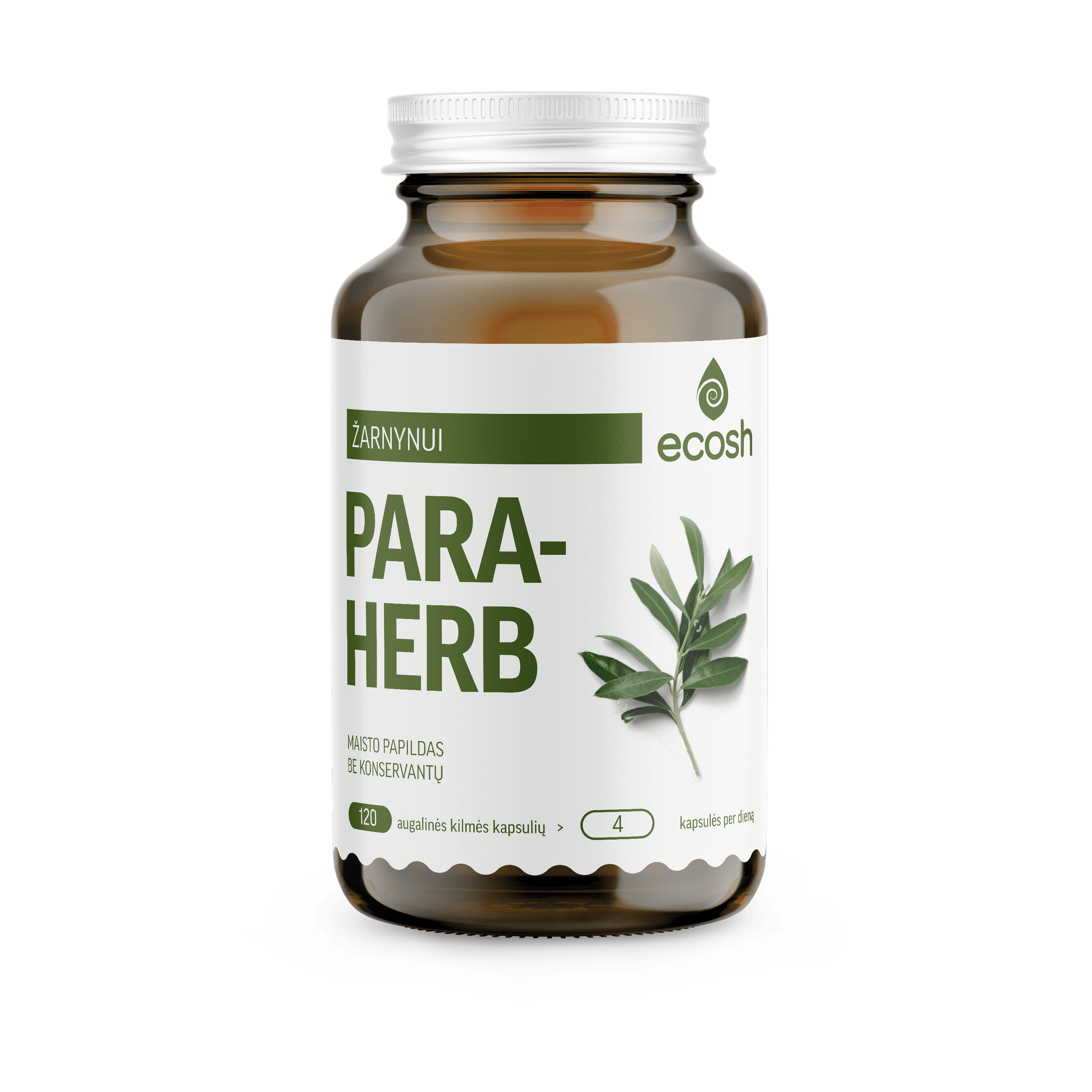 ECOSH Paraherb, 120 kapsulių