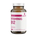 ECOSH Vitamin B12 brown bottle with white cap, 90 vegetarian capsules for energy and nervous system support