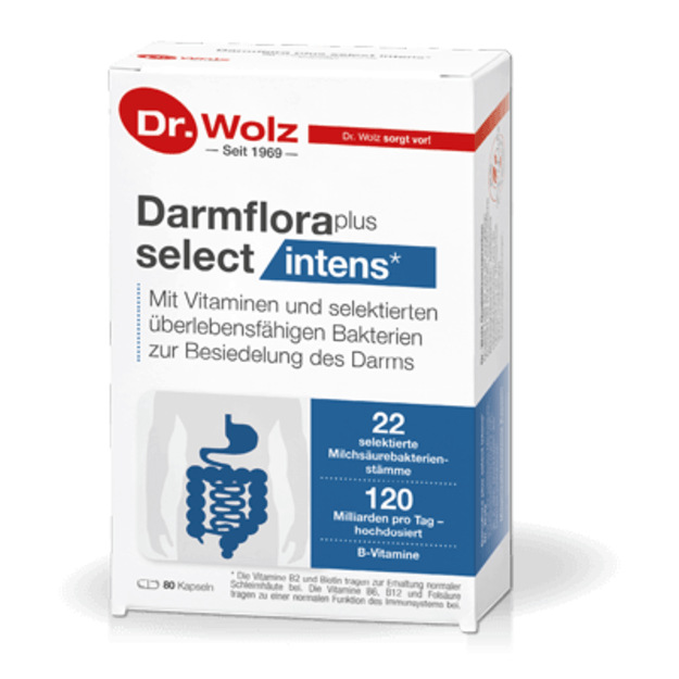 DR. WOLZ DARMFLORA PLUS SELECT INTENS, KAPS. N80