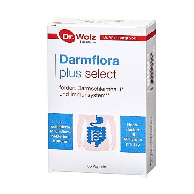 DR. WOLZ DARMFLORA PLUS SELECT, CAPS. N80