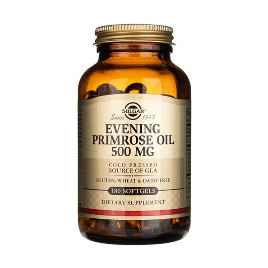 Solgar Nakvišų aliejus 500 mg, 180 minkštųjų kapsulių