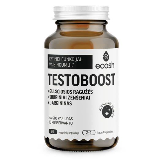 ECOSH Testoboost, 90 kapsulių